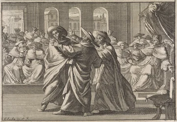 Under valget av Urban VIII, kolliderte kardinal Borja og kardinal Antonio Barberini, 1632