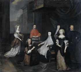 Mottakelse av den nederlandske ambassadøren Hieronymus van Beverningk av den spanske dronningen-regenten Maria-Anna av Østerrike, 2. mars 1671