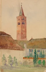 Kirketårnet, Italia, 1898.