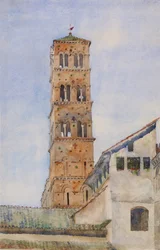 Tower, San Francisco Romano, Roma, 1898.