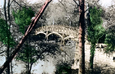 Bro over Themsen ved Nuneham Courtenay, Oxfordshire, 1926.