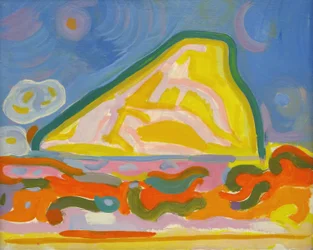 Mont Sainte Victoire, ca. 1944 (olje på lerret)
