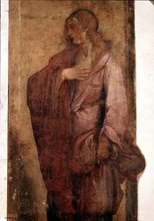 Figur av en kvinne (fresco)