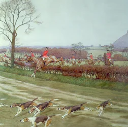 The Cheshire - borte fra Tattenhall, 1912 penn, blekk og wc detalj av 85436