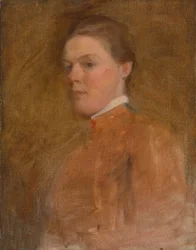 Cecilia Beaux selvportrett, ca. 1889-1894.