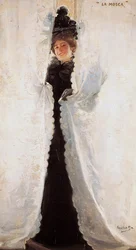 Moscaen. Maleri av Cecilio Pla Gallardo (1860-1934), olje på lerret, ca 1897. Saint Pie Fine Arts Museum. Valencia, Spania.