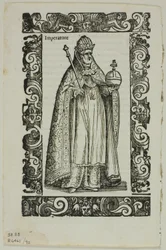 Blad fra Habiti antichi e moderni, plate 92 fra Tresnitt fra Books of the XVI Century