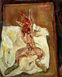 Flayed Rabbit, ca. 1921 (olje på lerret)