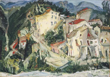 Landskap ved Cagnes; Landskapet i Cagnes, ca. 1924-1925