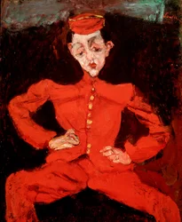 Le Groom-maleri av Chaim Soutine (1894-1944)