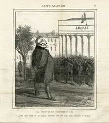 Illustrasjon av Cham (1819-1879) i Le Charivari