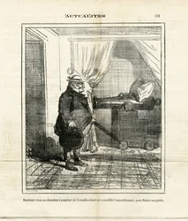 Illustrasjon av Cham (1819-1879) i Le Charivari