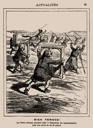 Glupsk! Tyrkerne kjøpte flere verk på impresjonistutstillingen..., 1877.