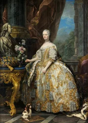 Fransk: Marie Leszczyńska, reine de France (1703-1768) Marie Leszczyńska