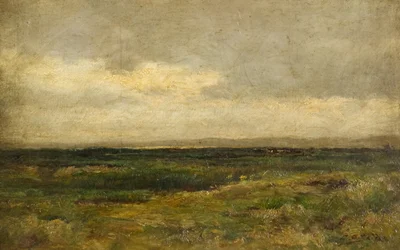 Landskap (olje på lerret)