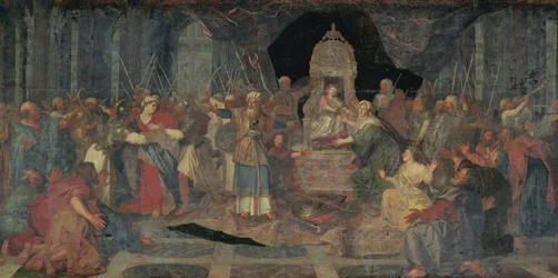 Athalia jaget fra tempelet, 1710