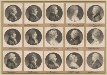 Saint-Mémin samling av portretter, gruppe 36