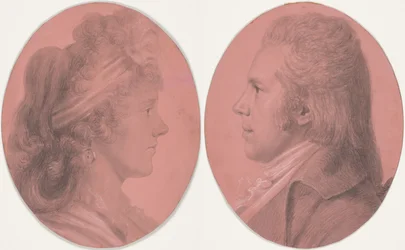 Portretter av Georges Arnold Fitzwilliam og portrett av Eleanor Ramsay Fitzwilliam; et par