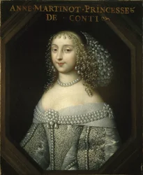 Anne Marie Martinozzi 1637-1672, prinsesse av Conti, ca 1665.