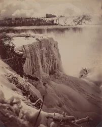 Frosne fossefall, ca. 1880 (bilde)