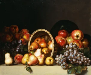 Epler, pærer, plommer og druer,