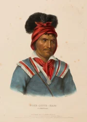 FOKE-LUSTE-HAJO. EN SEMINOLE., fra Historien om indianerstammene i Nord-Amerika