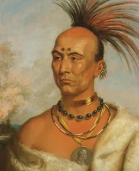 Makataimeshekiakiak (Black Hawk), ca. 1853