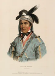 OPOTHLE YOHOLO. EN HØVING FOR BEKKEN., fra Historien om indianerstammene i Nord-Amerika