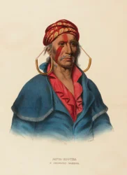 PAYTA-MIN EGEN. EN SHAWANOE-KRIGER., fra Historien om indianerstammene i Nord-Amerika