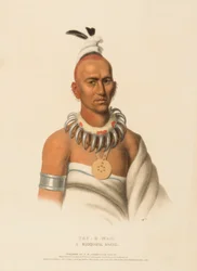 TAI-O-MAH. EN MUSQUAKEEE-MODIG., fra Historien om indianerstammene i Nord-Amerika