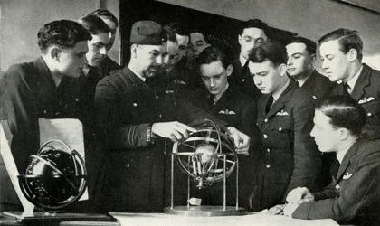 RAF-personell som lærte navigasjon under andre verdenskrig, 1941.
