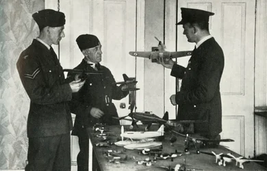 RAF-personell som lærte å identifisere fly under andre verdenskrig, 1941.