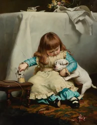 En gang bitt, to ganger sjenert, 1885.