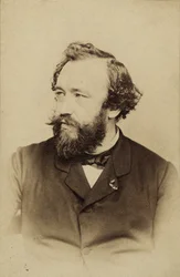 Portrett av Adolphe Sax 1814-1894, ca 1860.
