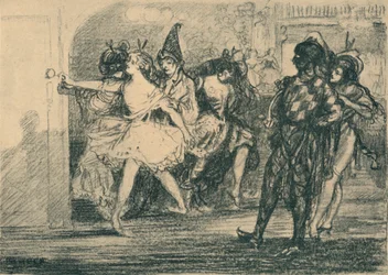 Inngang til scenen, c1904, 1935.