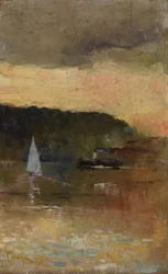 Solnedgang, Sydney havn