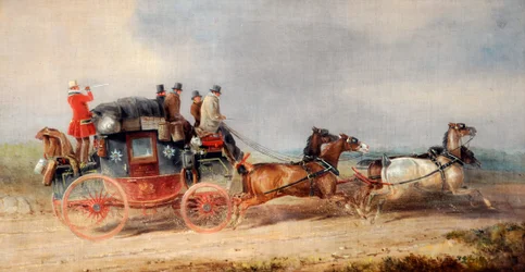 Hull og London Royal Mail, ca. 1835 (olje på lerret)