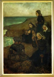 Au Pays de la Mer – Havets land – triptyk, høyre panel: De som blir igjen