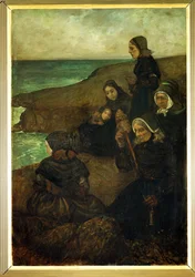 Havets land - triptyk, høyre panel (maleri på lerret)