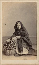 Portrett av en kvinne, ca. 1860 (foto)