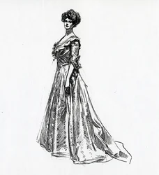 En Gibson-jente, ca. 1902