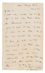 Autografbrev signert