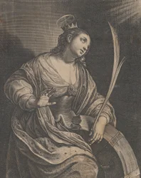 Den hellige Katarina av Alexandria, ca. 1630.