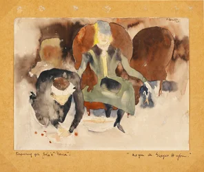 Zolas Nana, 1910 (wc på papir)