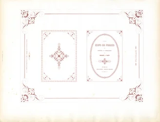 Buede ornamentale rammer for bokdesign (trykk)