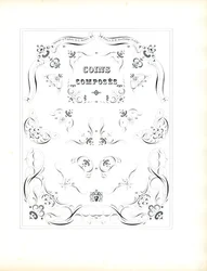 Elegante hjørneelementer for eksklusiv utskrift (utskrift)