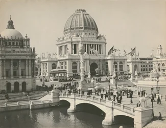 Administrasjonsbygning ved verdens colombianske utstilling, Chicago, 1893