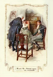 Mr og Mrs Morlands overraskelse ......var betydelig, 1907 (illustrasjon)