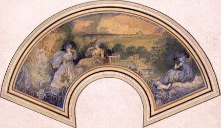 Design for vifte, ca. 1893-98