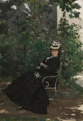 Portrett av Madame Alice Hoschede, ca. 1872-78 (olje på lerret)